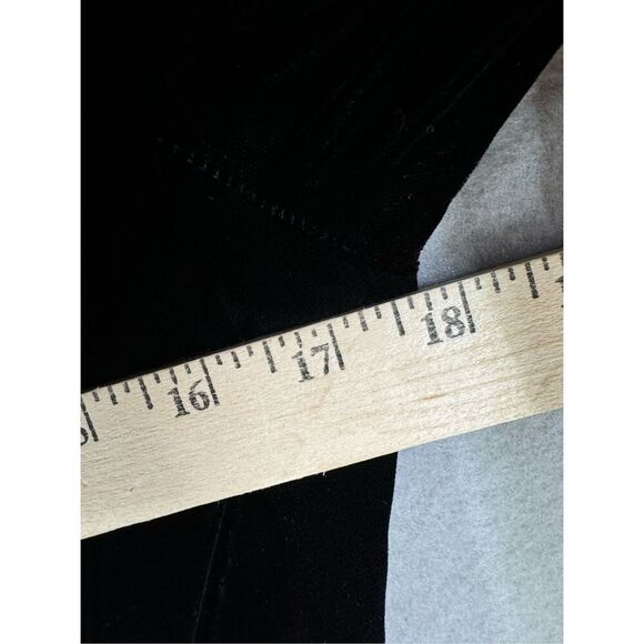 Vintage 80s Scott McClintock Off Shoulder Velvet Long Sleeve Party Dress - Picture 8 of 11